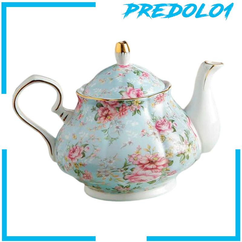 [Predolo1] Retro Water Kettle 400ml Teko Kopi Motif Warna-Warni Untuk Jus Bunga Teh