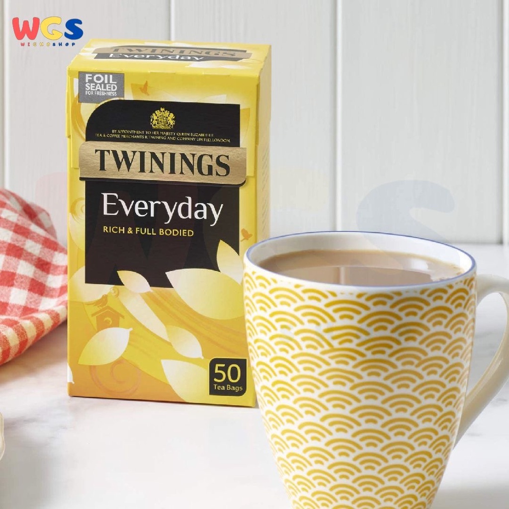 Twinings Tea Everyday Rich &amp; Full Bodied 50 Tea Bags 145g