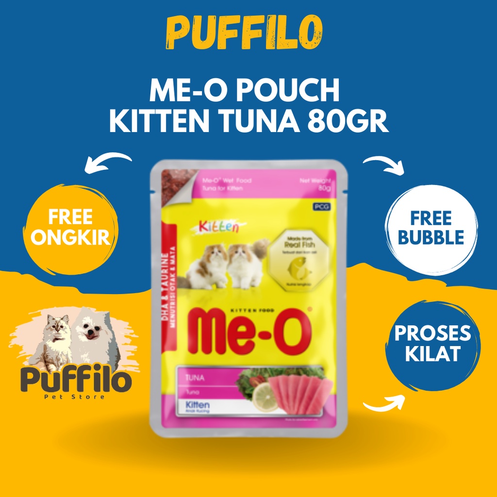 Makanan Basah Kucing Meo Pouch 80gr