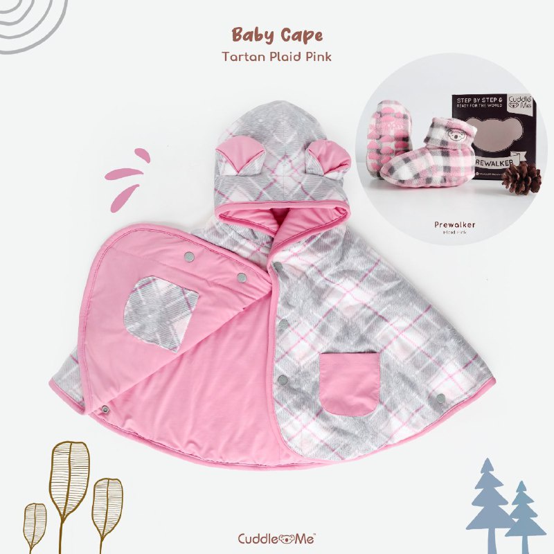 SET KADO PAKET BUNDLING BABYCAPE SEPATU PREWALKER CUDDLEME