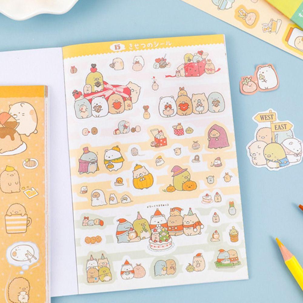 [Elegan] Stiker Hias Buku Kawaii 335pcs/pack Scrapbooking Siswa Tangan Akun Alat Tulis DIY Jurnal Sticker