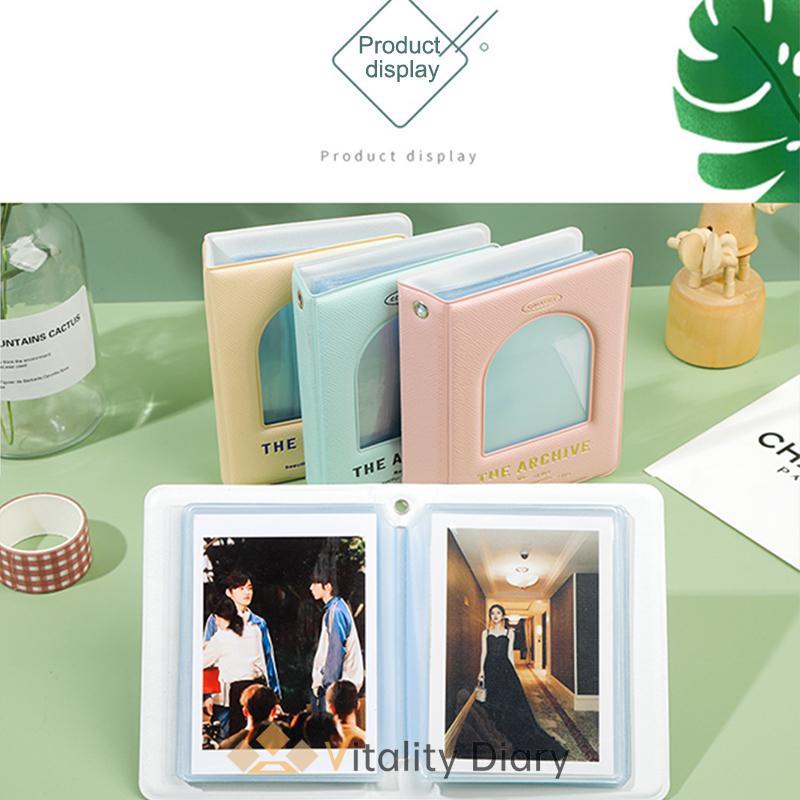 

【COD❤️】Polaroid 3 inci Sisipan Foto Album Berongga Koleksi Tiket Film Album Penyimpanan Kartu Kecil-VDY