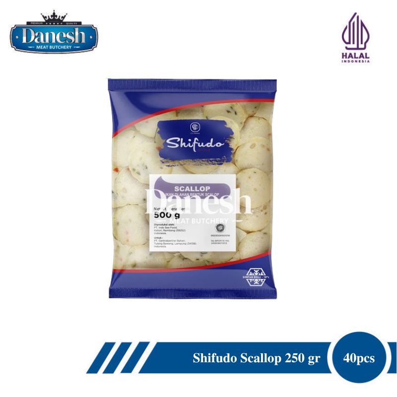 Shifudo Scallop 500gr Makanan Beku Frozen Food Halal