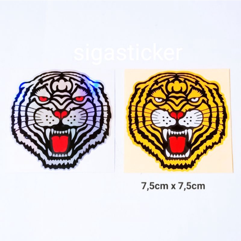 stiker harimau sticker kepala harimau cutting