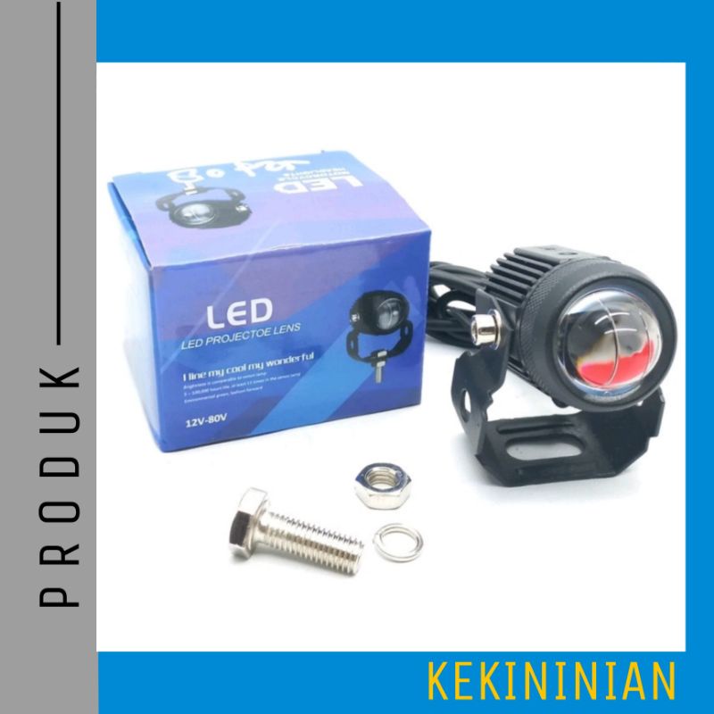 GMS Lampu Tembak D2 Mini Laser High Low Putih Kuning 12V-80Volt 20Watt