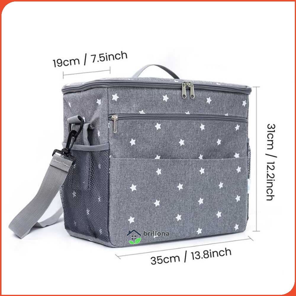 Orzbow Tas Ransel Ibu Botol Susu Bayi Diapers Stroller Bag - A281