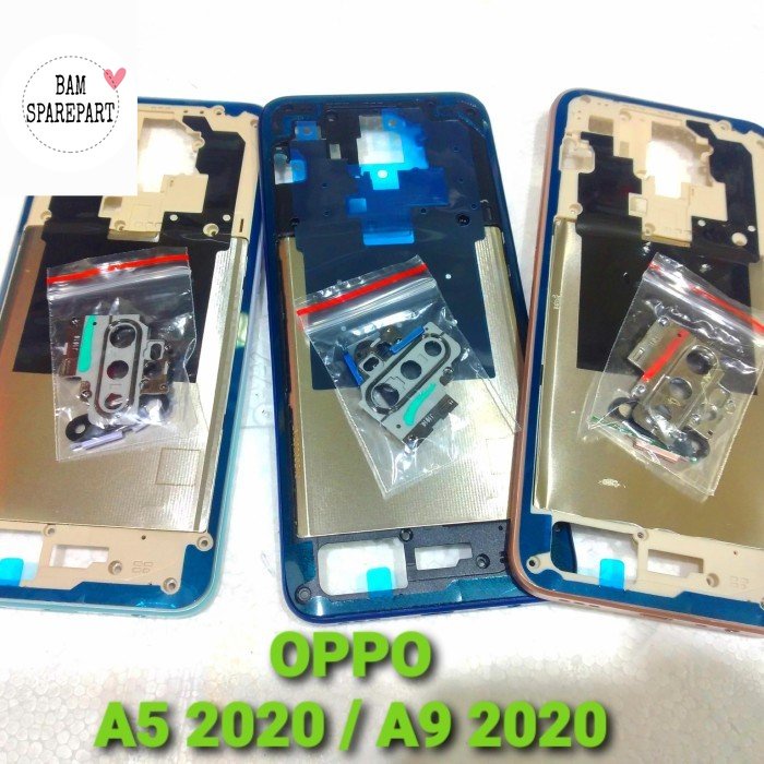 Bazel OPPO A5 2020 ~ tutup mesin tulang tengah oppo a5 2020 / a9 2020