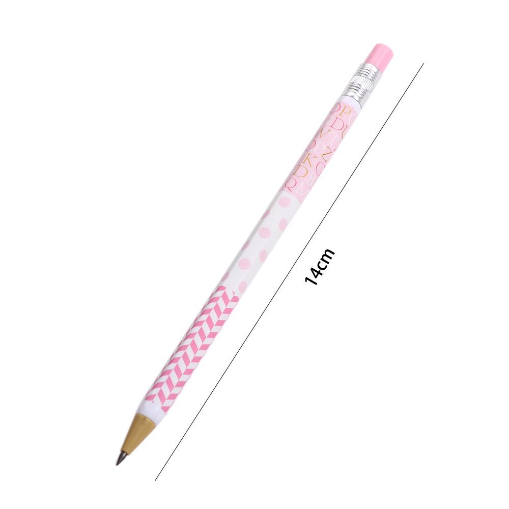 [Elegan] Pensil Mekanik Tulisan Kantor 2.0mm Press Pen Pastel Dots Pensil Otomatis Siswa