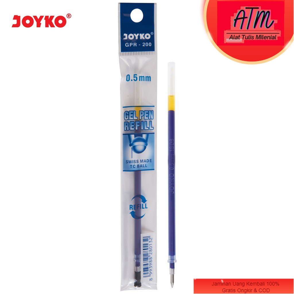 

Gel Pen Refill Isi Ulang Pen Isi Pulpen Joyko GPR-200 0.5 mm