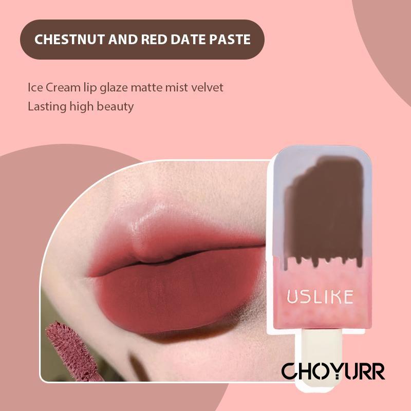 【COD】Lip Tint Ice Cream Liptint Es Krim Tahan Lama Matte Velvet-CH