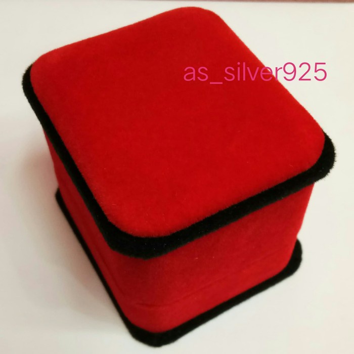

⭐BISA COD⭐ KOTAK CINCIN/COUPLE BOX/SINGLE BOX/KOTAK PERHIASAN BLUDRU IMPORT TEBAL