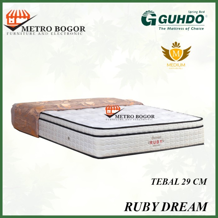 KASUR Guhdo Spring bed Latex Ruby Dream MATTRASS SAJA