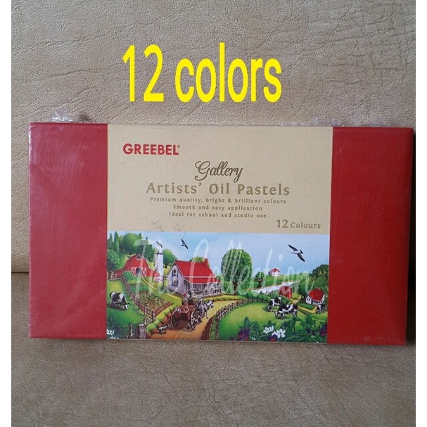 

Terlaris Atk39 12Warna Greebel Artists Oil Pastels Crayon Refill Colors Goodie