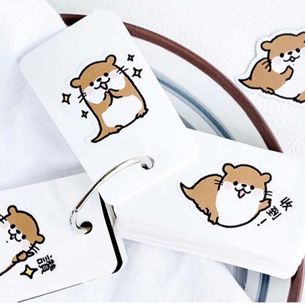 [Elegan] Self-adhesive Stickers Kids Gift Label Deco Alat Tulis Stiker Diary Dekorasi Perlengkapan Sekolah Sealing Stickers Painting Stickers