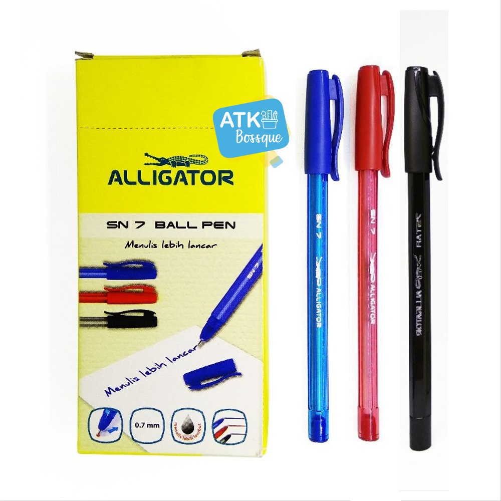 

PULPEN ALLIGATOR SN7 / 7STAR Tinta Hitam Biru Merah SHAGB