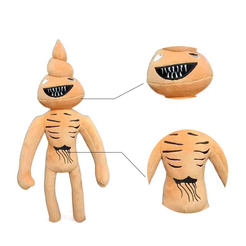 40cm/37cm/kucing Hitam Siren Kepala Mainan Mewah Kartun Boneka Boneka TV Poop Head SCP Kids Anak Hadiah