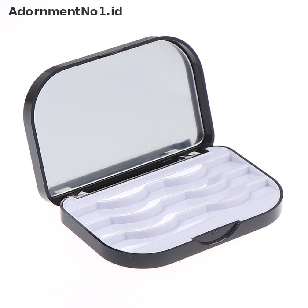 [AdornmentNo1] Makeup False Eyelashes Storage Organizer Box Travel Lashes Holder Case Contan [ID]