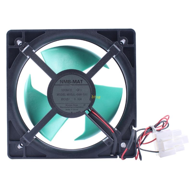 Bt Heat-exhaust Fan Pengganti Untuk 4515JL-04W-S10 GF3 11.3cm 113mm Fan DC12V 0.10A Kipas Pendingin Untuk Motor Kulkas