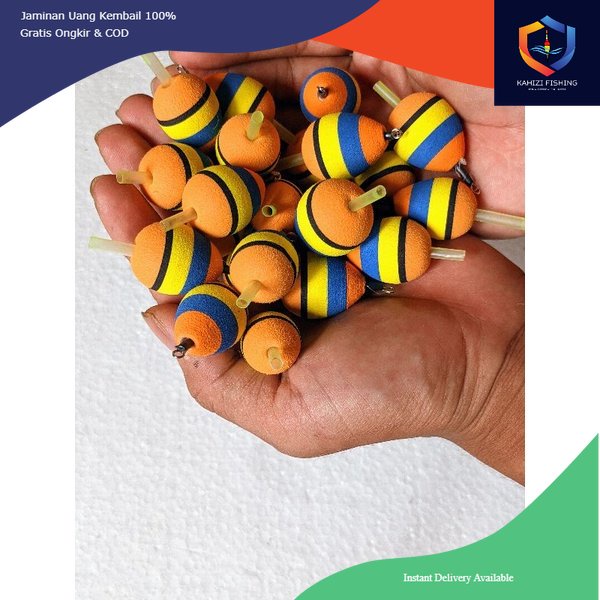 {COD} PELAMPUNG PANCING / KAMBANGAN MURAH BUSA 100 PCS Bisa Grosir