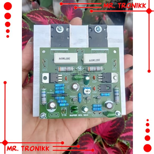 kit DRIVER SOCL 504  LENGKAP FINAL  / MESIN POWER AKTIF / MESIN AMPLIFIER , SIAP RAKIT COCOK BUAT PE