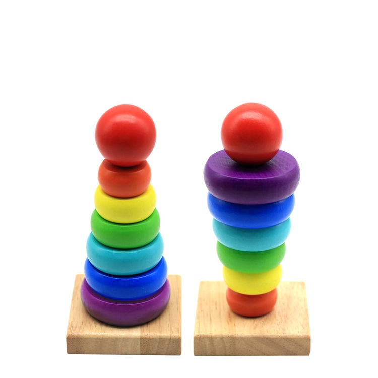 Mainan edukasi Beringin Toys Puzzle Wooden Stacking QH03 Wooden Tangram JM01 Shape JJW04