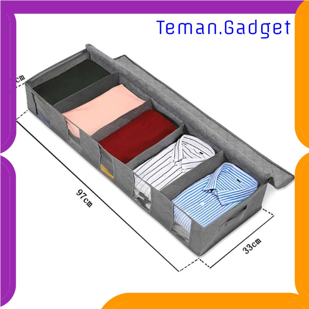 TG - KTK Hifuar Rak Pakaian Minimalis Folding Storage Box 97 x 33 x 15cm - HR01