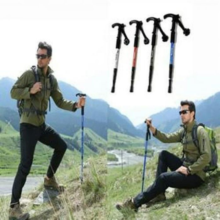 Tracking pole Gagang L Trekking Pole Tongkat Treking Gunung Hiking Camping/ Tongkat Daki Gunung/ Tongkat Hiking Trekking Pole