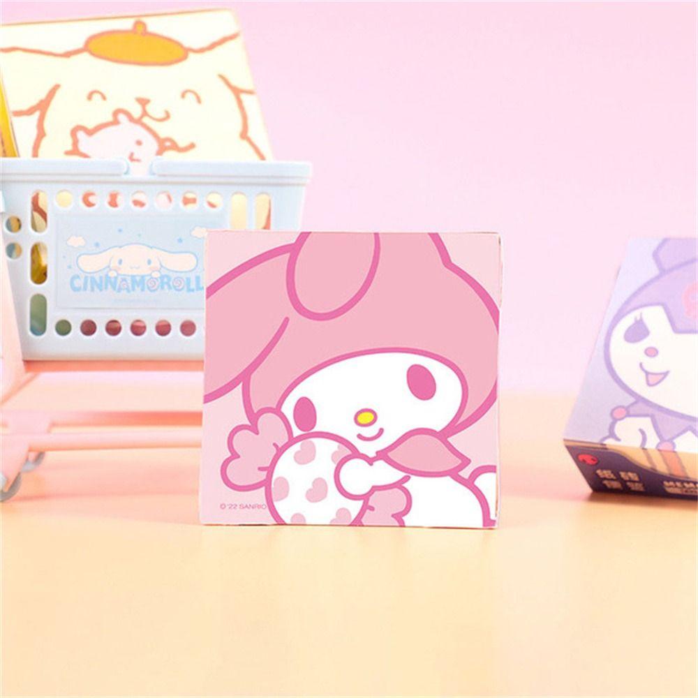 Mxbeauty Sticky Note Lucu Kreatif Pom Pom Purin Anime Melody Cinnamoroll Kertas Hias