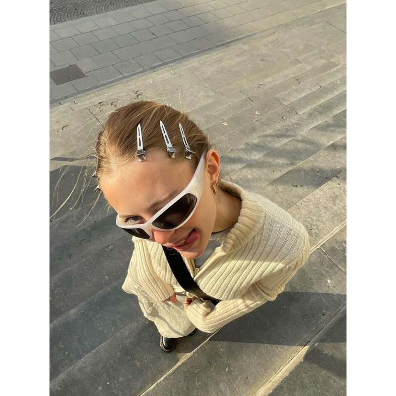 1 Pcs Gadis Manis Keren Logam Makeup Profesional Klip Salon Hairdressing Hair Clip Hairclip