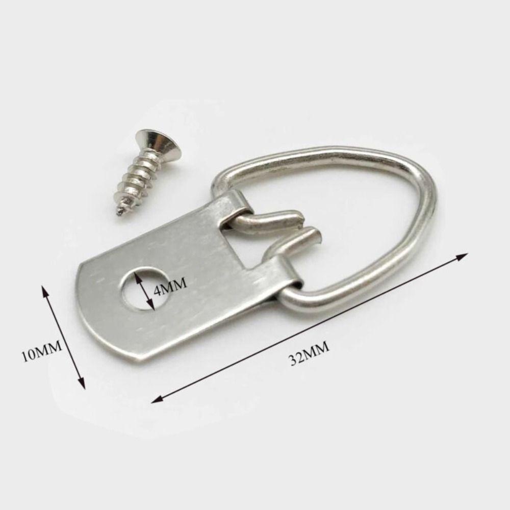 Populer Gantungan Pigura Dinding Multifungsi D-Ring Lukisan Cermin Gambar Wall Hook