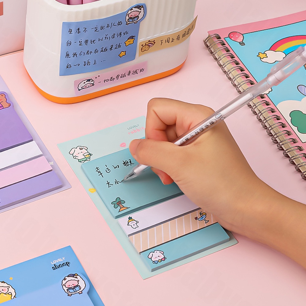 Halo Baby Sticky notes/Index Sticky Note lucu/4 line memo note