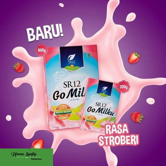 

susu kambing etawa sr12/susu kambing strawberry/susu kambing 600gr
