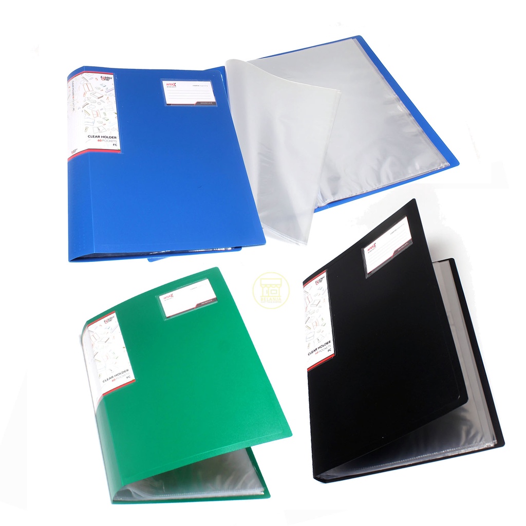 

FOLDER ONE - Clear Holder 60 Lembar Folio Penyimpanan Dokumen -pcs