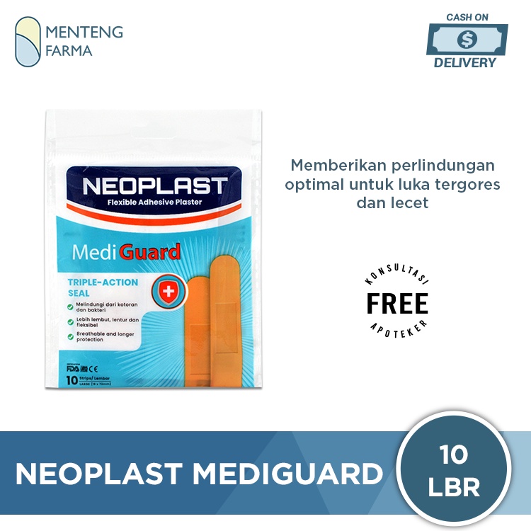 Neoplast Mediguard 10 Lembar - Plester Luka