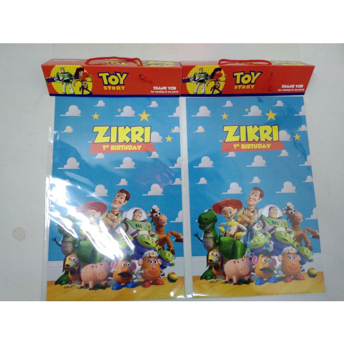 

⭐BISA COD⭐ Plastik Snack Toy story / plastik bingkisan ultah toy story