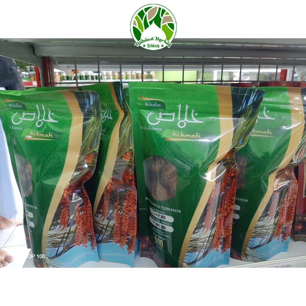 

Kurma Hikmah Khalas 500gr Kurma Hikmah Khalas 100% Original Kualitas Premium