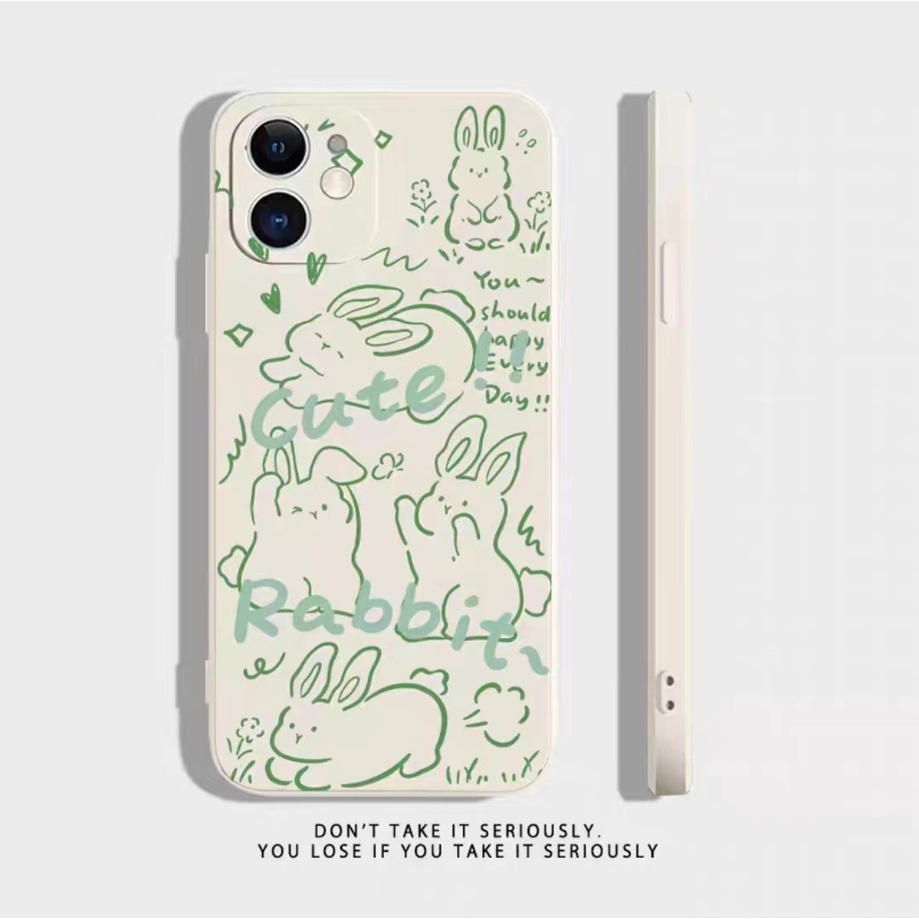 IPHONE Ins Pola Graffiti Cocok Untuk Iphone14 14pro 14plus 13 13pro 13prm iPhone12 7Plus 8Plus Xr XS 13 Pro Max Empat Sudut Casing Ponsel Tahan Guncangan