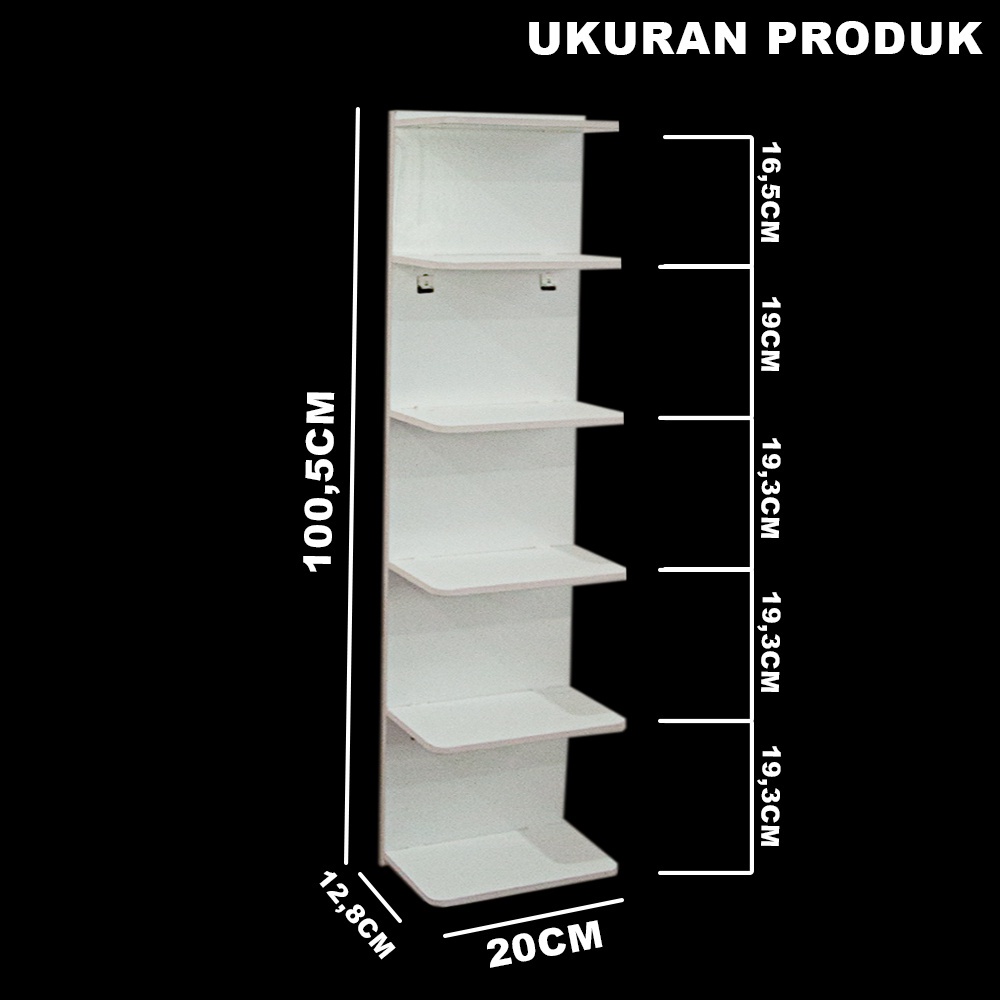 Rak Gantung Dinding Ambalan Susun Dekorasi Dinding Serbaguna - LC029