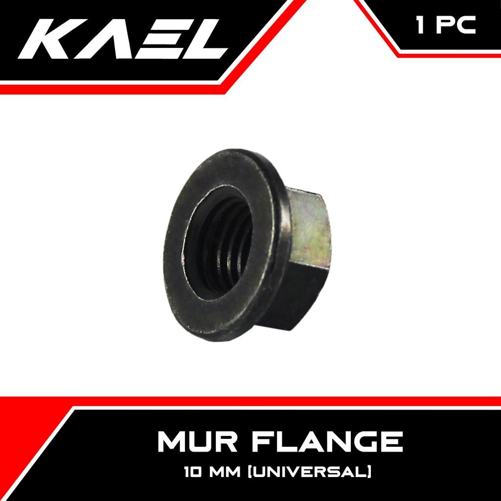 Mur Flange 10 mm Universal M10 10MM 10mm Nut Fleng Pleng