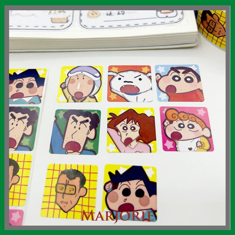 Kartun Lucu Bahan Scrapbook Sticker Melody Crayon Shin-chan Line Dog DIY Stiker Dekoratif-MJD