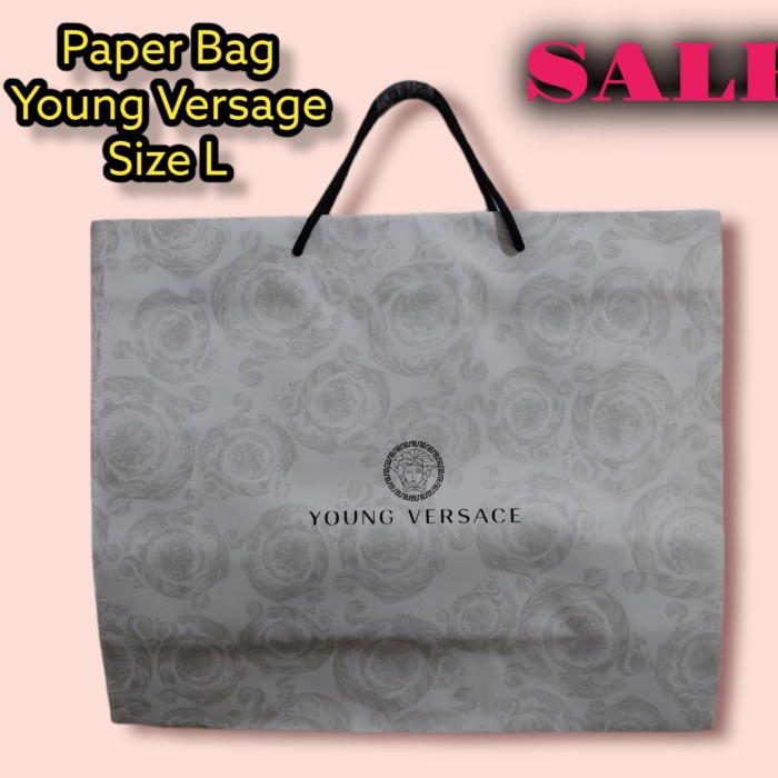 

⭐BISA COD⭐ Paper Bag Young Versace Size L Original