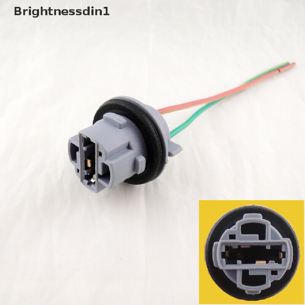 [Brightnessdin1] 2pcs 7440t20 Female Rem Sein Bohlam holder Soket Adaptor Wiring Harness Butik