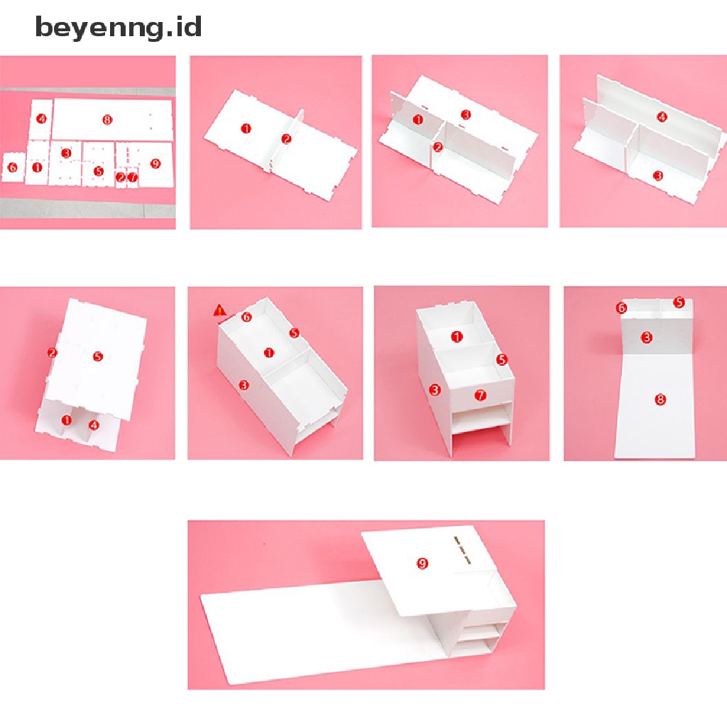Beyen Eyelash Extension Pillow Shelf Stand Rak Lemari Pajangan Organizer Makeup ID