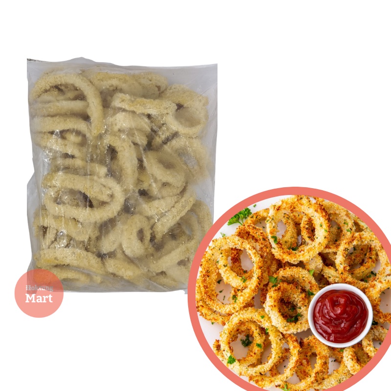 

Premium Onion Ring Frozen 500gr/1kg (Bawang Bombay Tepung)