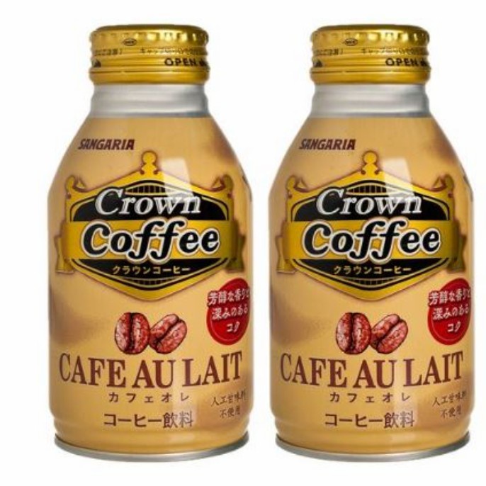 

(MINUMAN) SANGARIA CROWN COFFEE AU LAIT DRINK 260ML