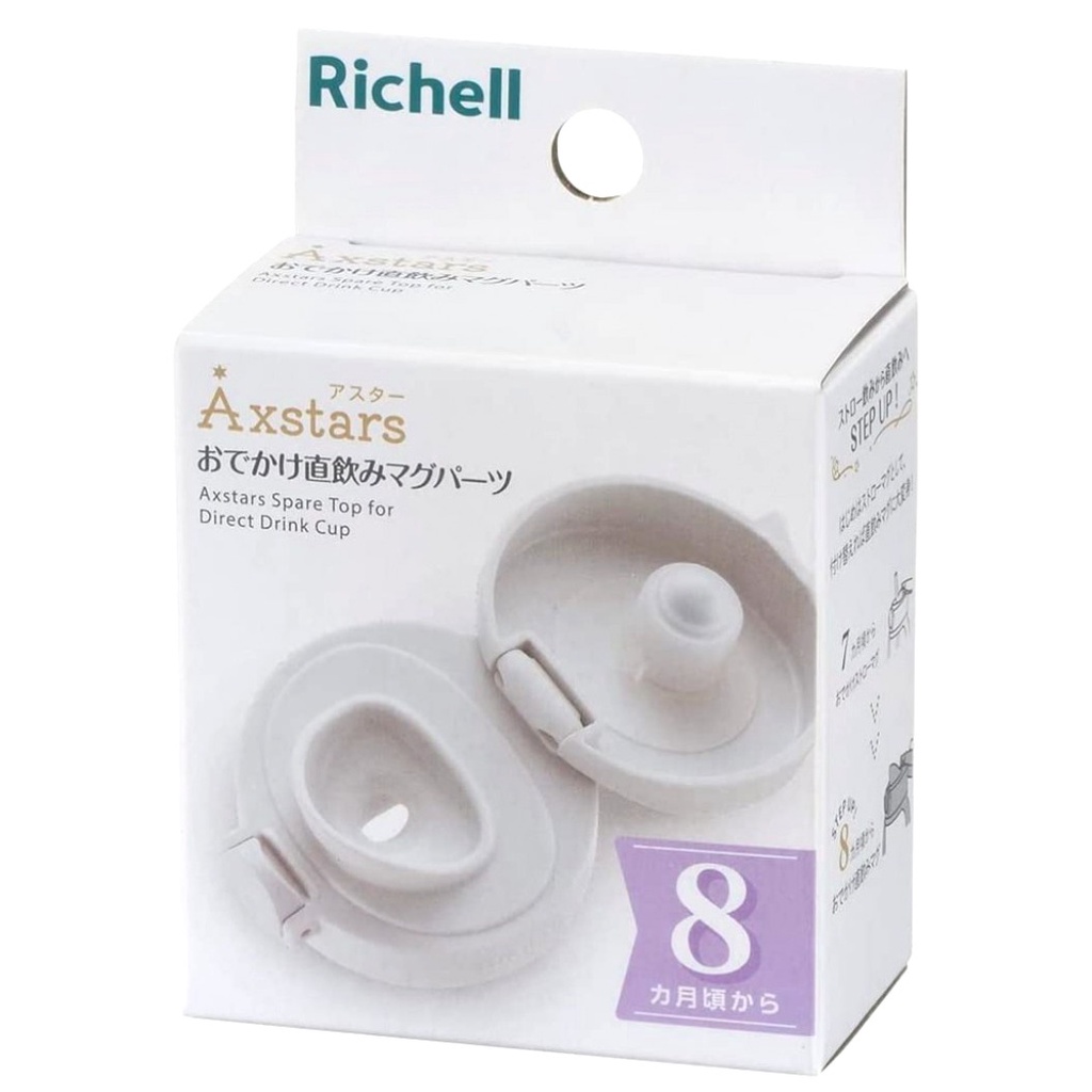 Richell AXSTARS Sparepart Spare Top for Direct Drink Cup