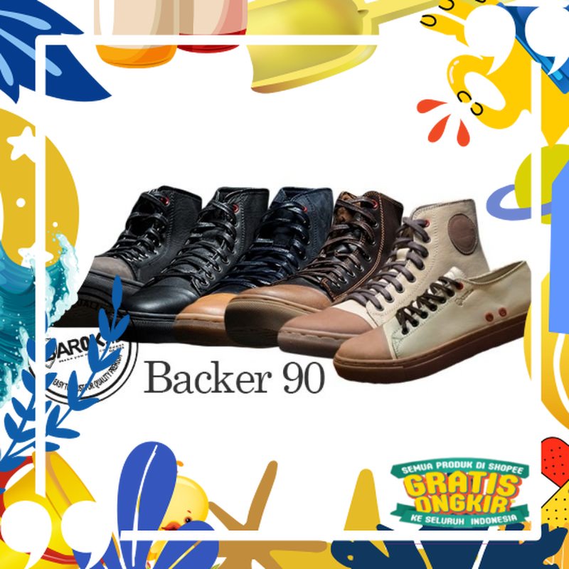 Super Mewah / Sepatu kulit Best seller merk barok id type backer classic LIMITED EDITION