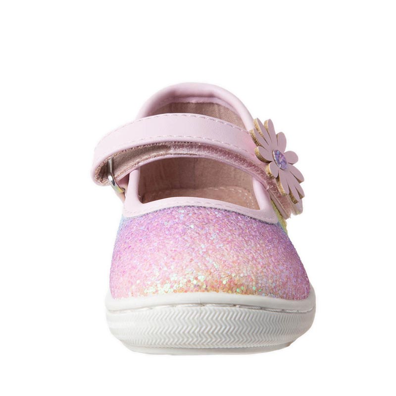 Payless Smartfit Childrens Flower Flats - Metallic_07