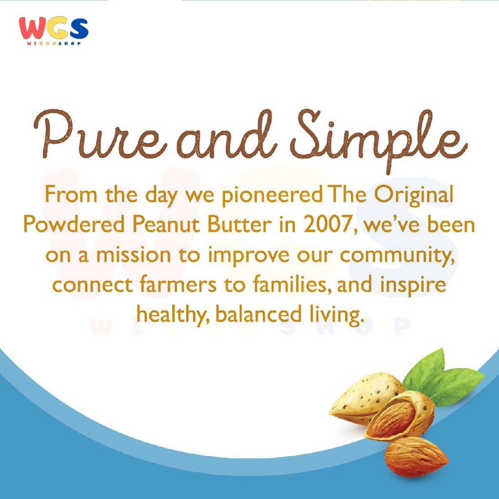 PB2 Powdered Almond Butter 90% Less Fat 184g