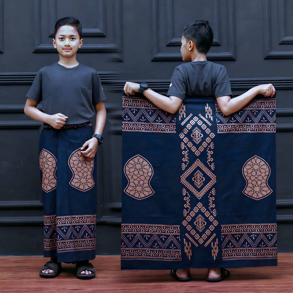 Batikid - Sarung Batik Katun Kekinian Anak SD - Terompah Series